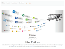 Tablet Screenshot of foldr.us